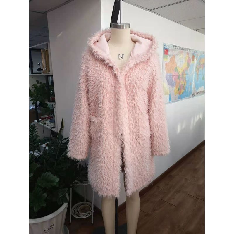 Women Wearing In Autumn Solid Color Bonded Fleece Fabric Bath Robe