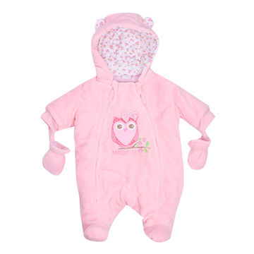 Baby Soft Winter Warm Coral Fleece Romper