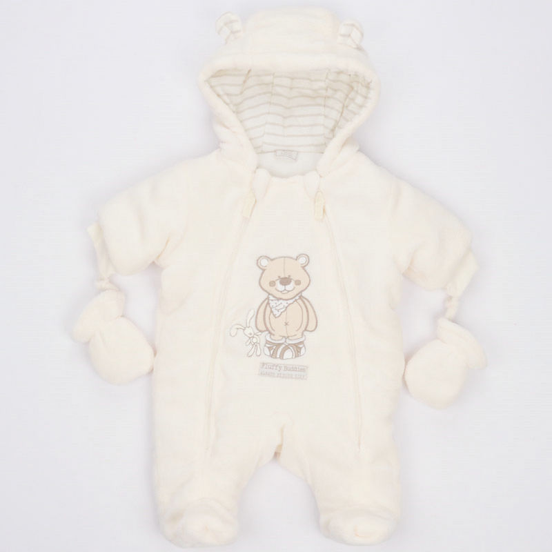 Baby Soft Winter Warm Coral Fleece Romper