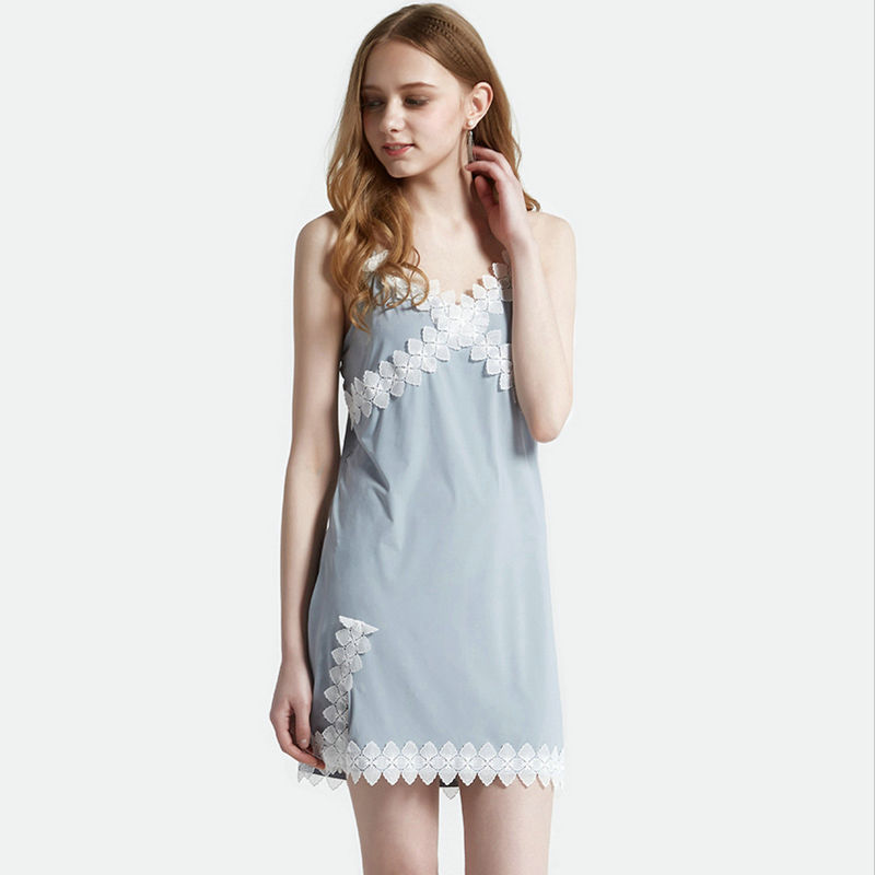 Ladies summer Pyjama Sets Lace Satin Silk Pyjamas Sleepwear Lounge Night Dress